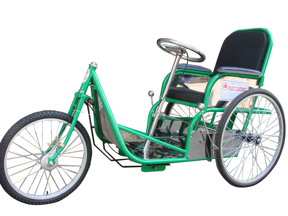 Xe lắc có mui Đức Cường (sắt sơn)